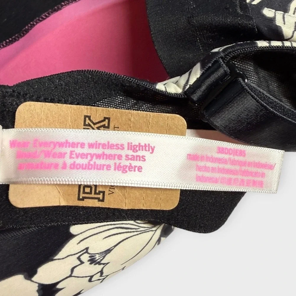 NEW Victoria's Secret PINK Wear Everywhere Wireless Lightly Lined Bra NWT 38DD E